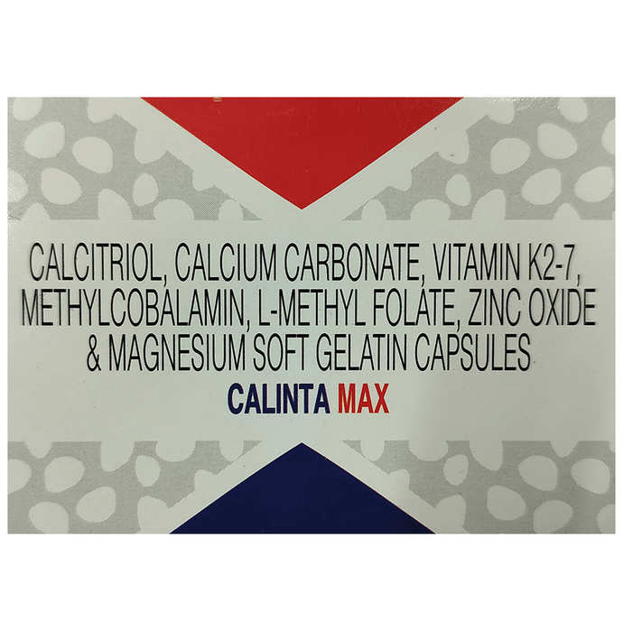 Calinta Max Soft Gelatin Capsule