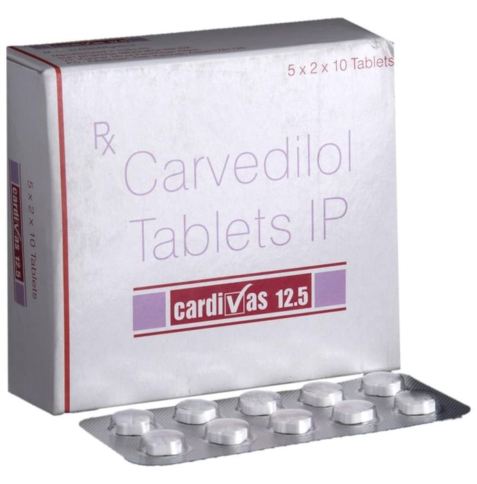 Cardivas 12.5 Tablet