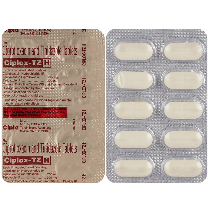 Ciplox TZ H Tablet