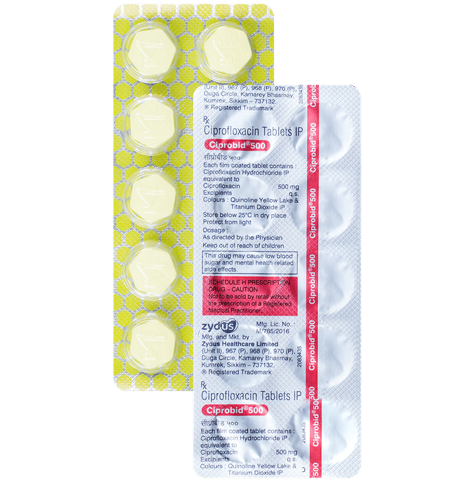 Ciprobid 500 Tablet