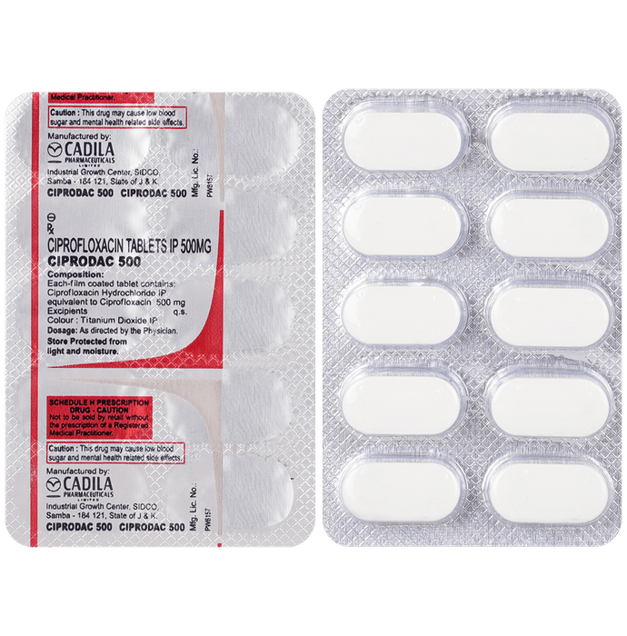Ciprodac 500 Tablet