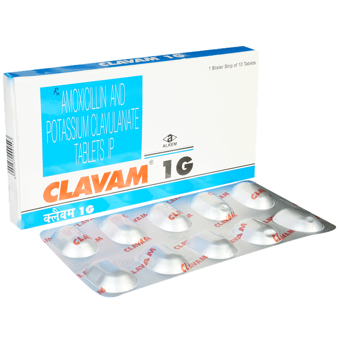 Clavam 1g Tablet