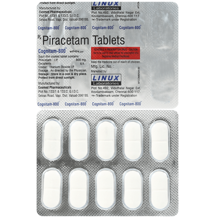 Cognitam 800mg Tablet