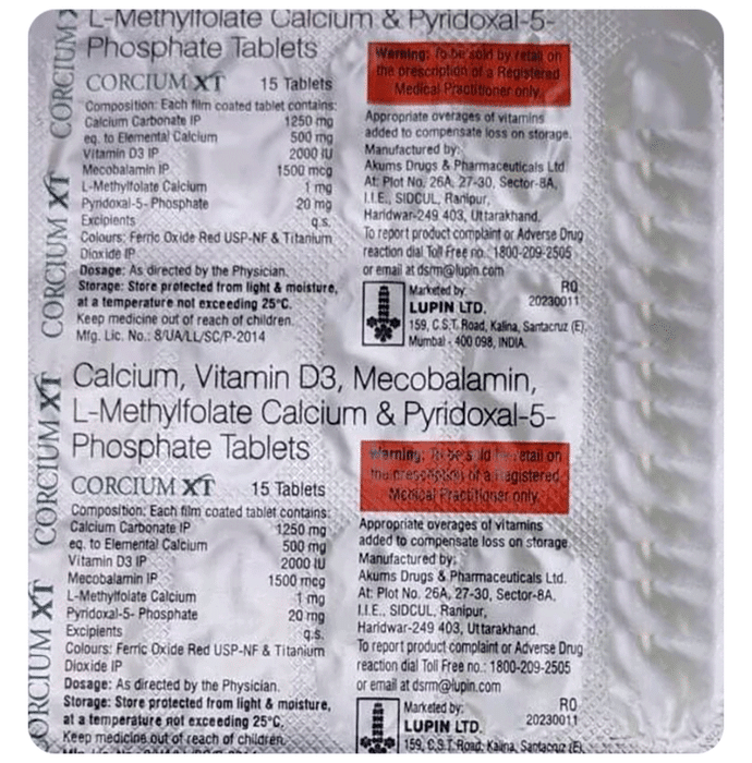 Corcium XT Tablet