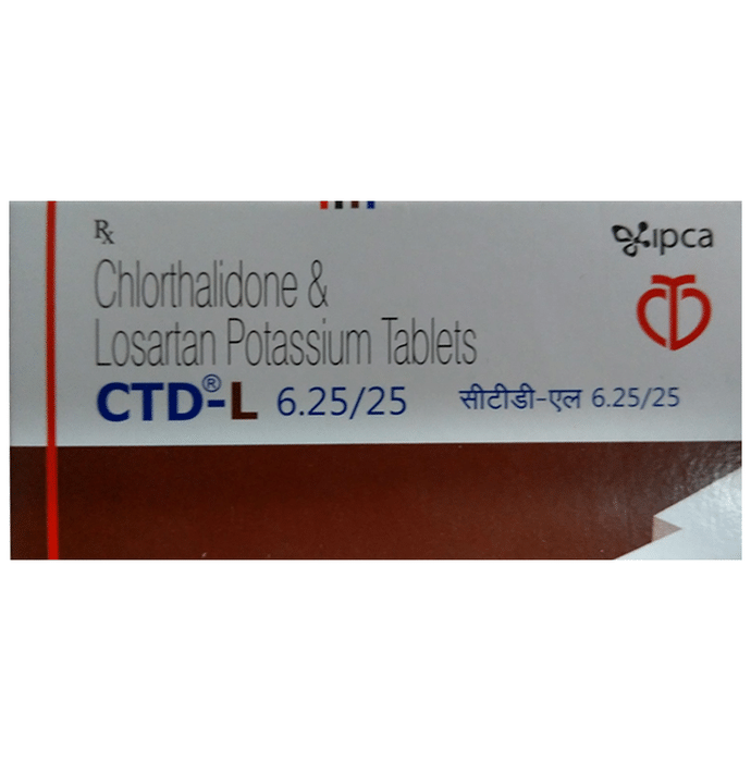 CTD-L 6.25/25 Tablet