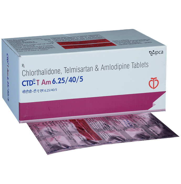 CTD-T AM 6.25/40/5 Tablet