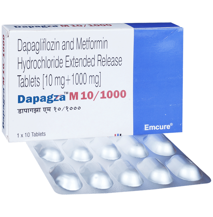 Dapagza M 10/1000 Tablet