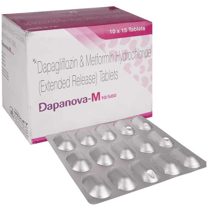 Dapanova M 10mg/500mg Tablet