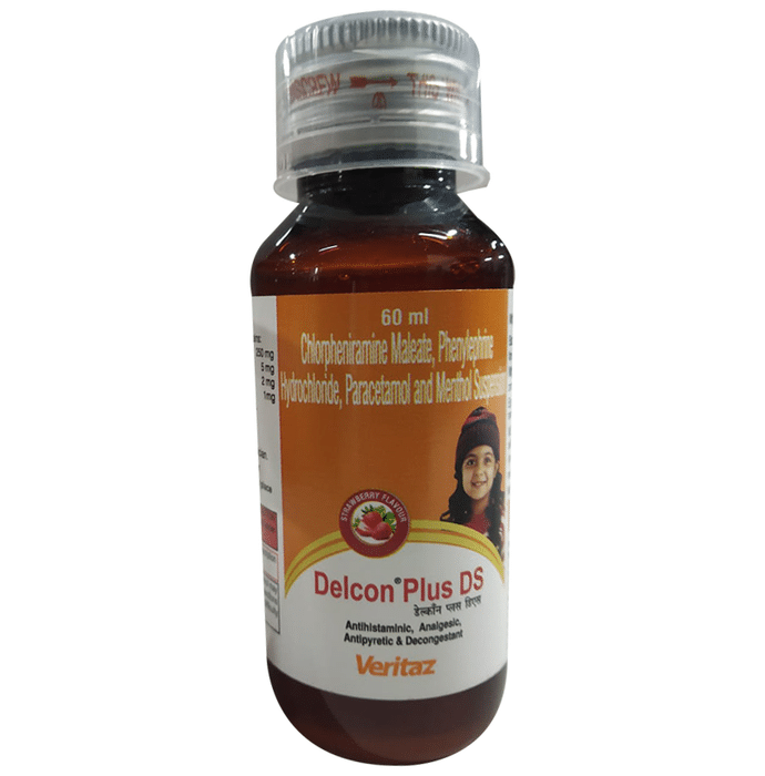 Delcon Plus DS Syrup Strawberry