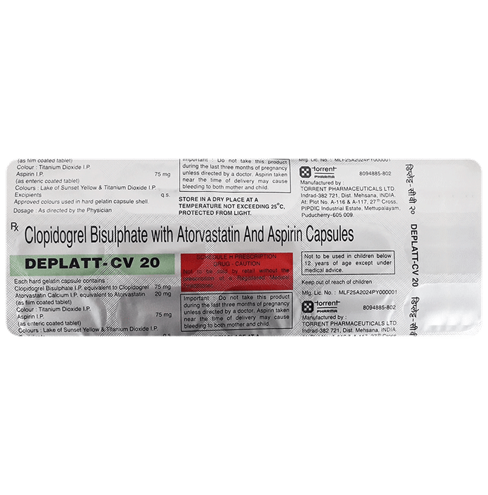 Deplatt-CV 20 Capsule