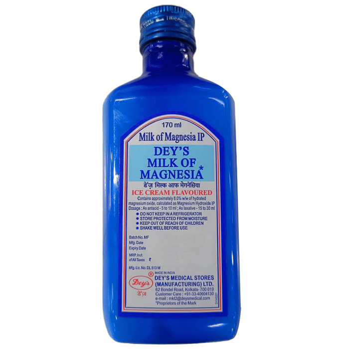 Deys Milk OF Magnesia Liquid Ice Cream