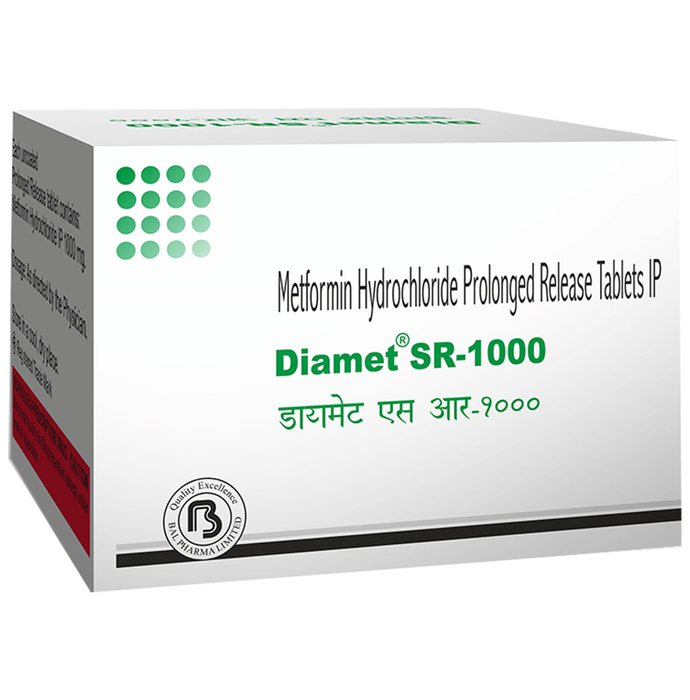 Diamet 1000mg Tablet SR