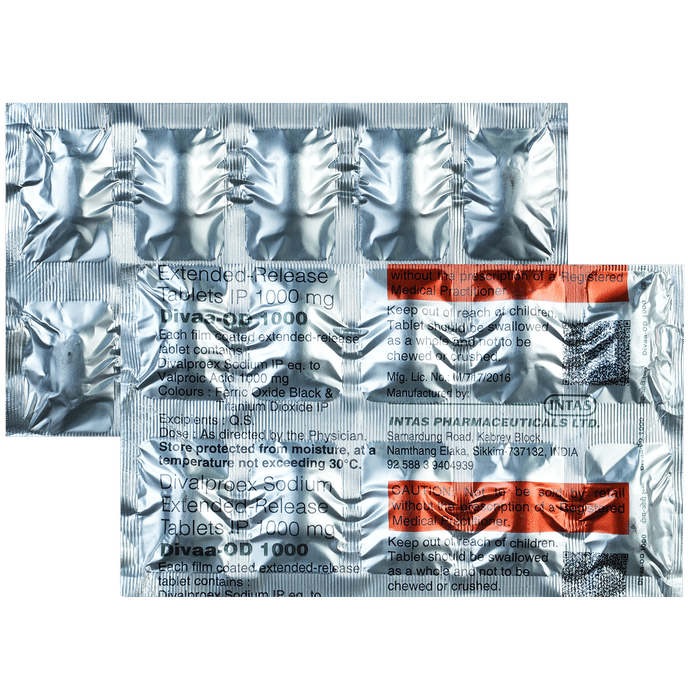 Divaa -OD 1000 Tablet ER