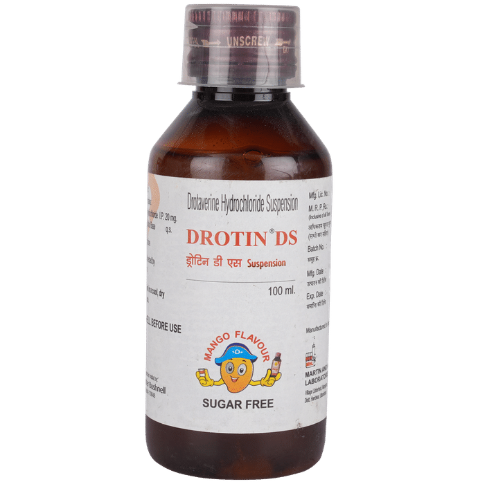 Drotin DS Oral Suspension Mango Sugar Free