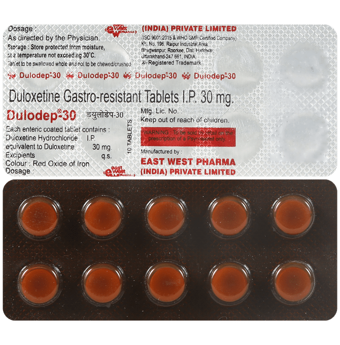 Dulodep 30mg Tablet