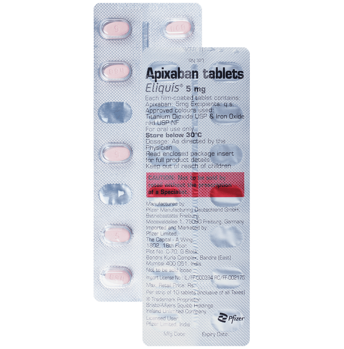 Eliquis 5mg Tablet