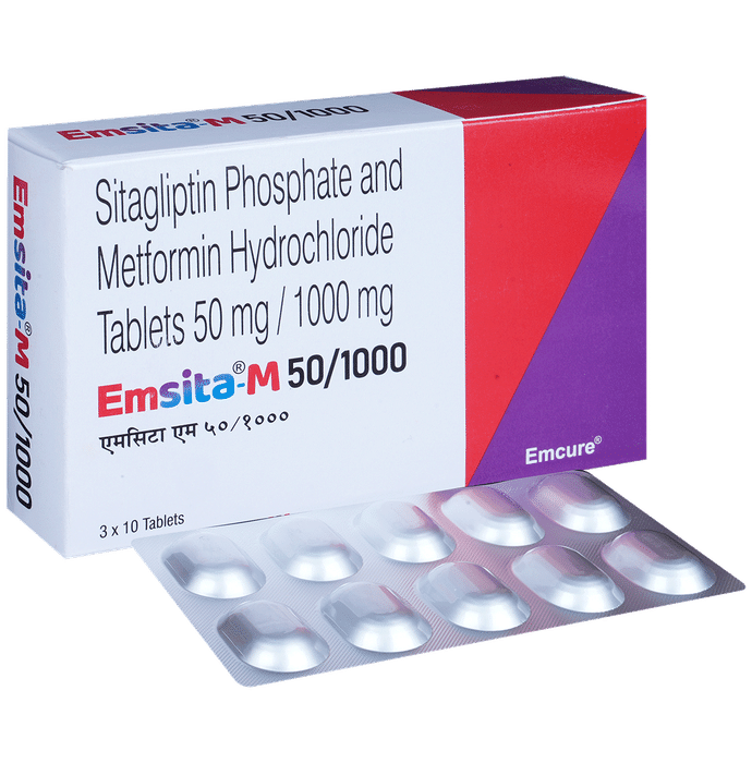 Emsita M 50mg/1000mg Tablet