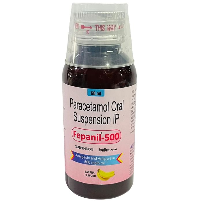Fepanil 500mg Oral Suspension Banana