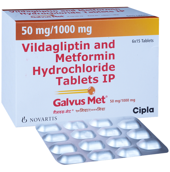 Galvus Met 50mg/1000mg Tablet