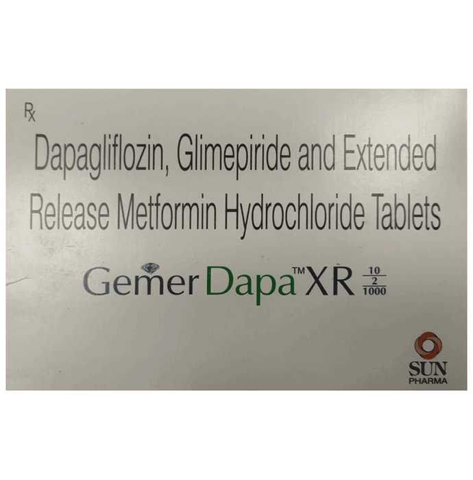 Gemer Dapa XR Tablet 10/2/1000