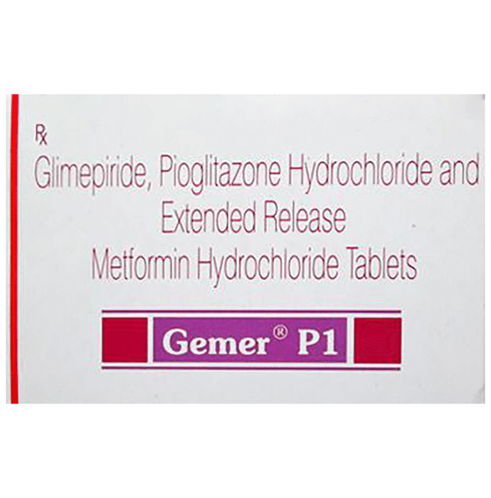 Gemer P 1 Tablet ER