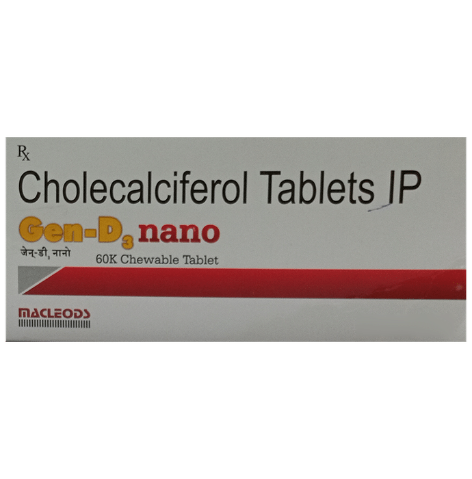 Gen-D3 Nano 60K Chewable Tablet