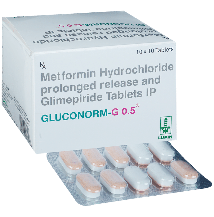 Gluconorm-G 0.5mg/500mg Tablet PR