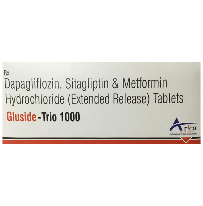 Gluside-Trio 1000 Tablet ER
