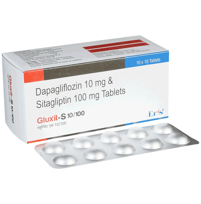 Gluxit S 10mg/100mg Tablet