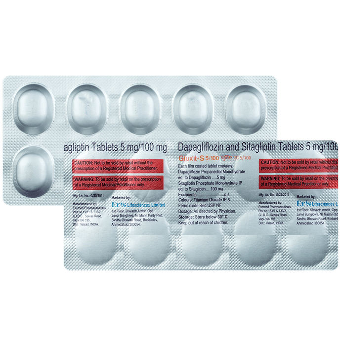 Gluxit S 5mg/100mg Tablet