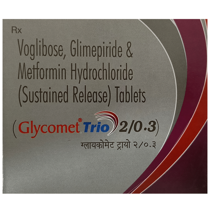 Glycomet Trio 2/0.3 Tablet SR