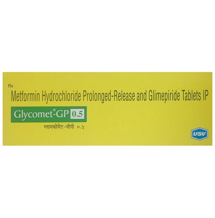 Glycomet-GP 0.5 Tablet PR