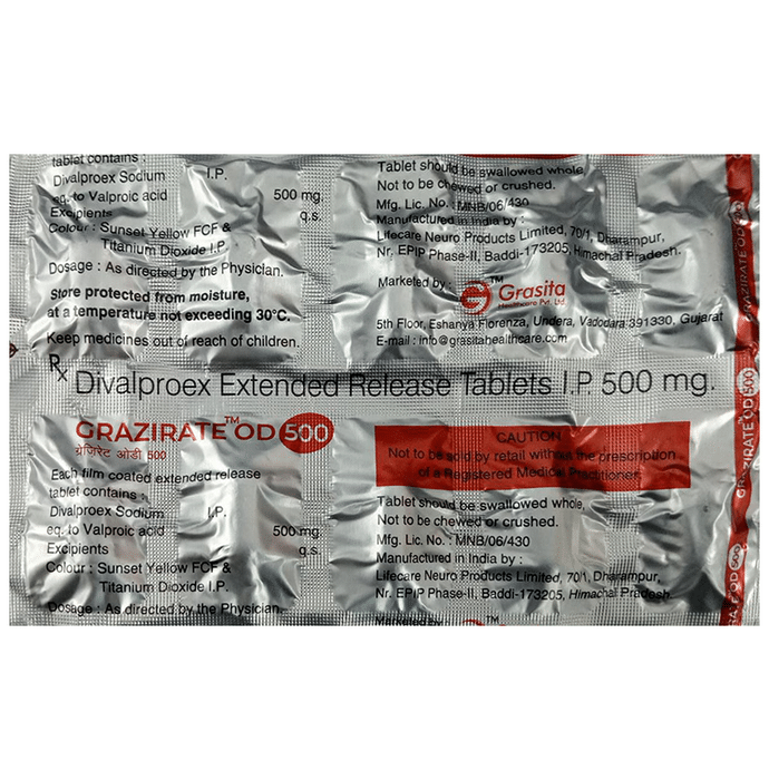 Grazirate OD 500 Tablet ER