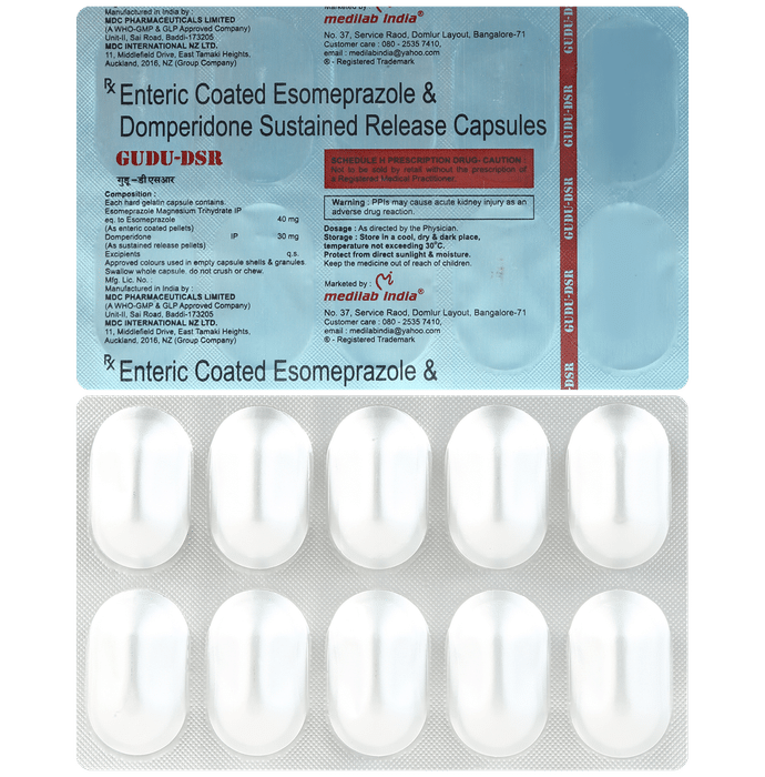 Gudu-DSR 30mg/40mg Capsule