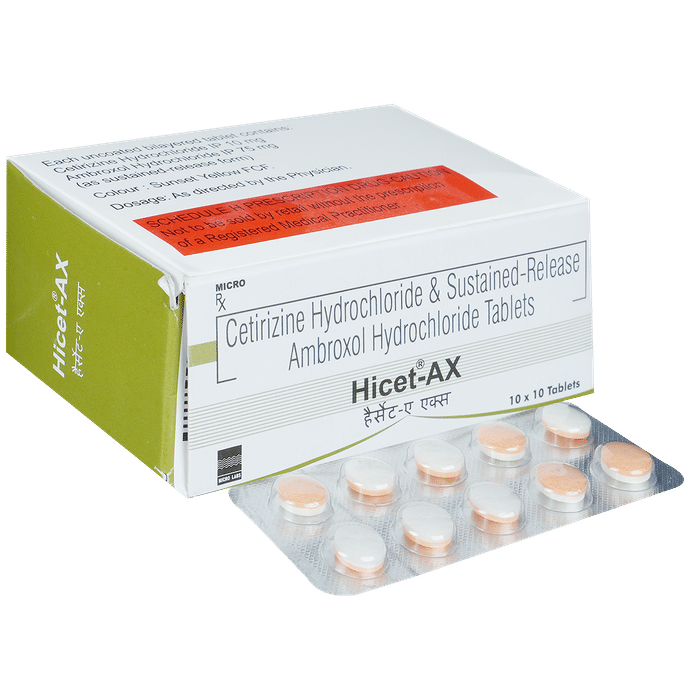 Hicet-AX Tablet SR