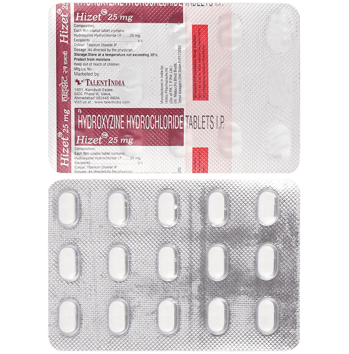 Hizet 25mg Tablet