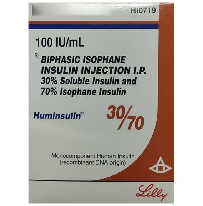 Huminsulin 30/70 Cartridge (3ml Each)