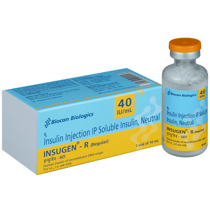 Insugen-R 40IU/ml Solution for Injection