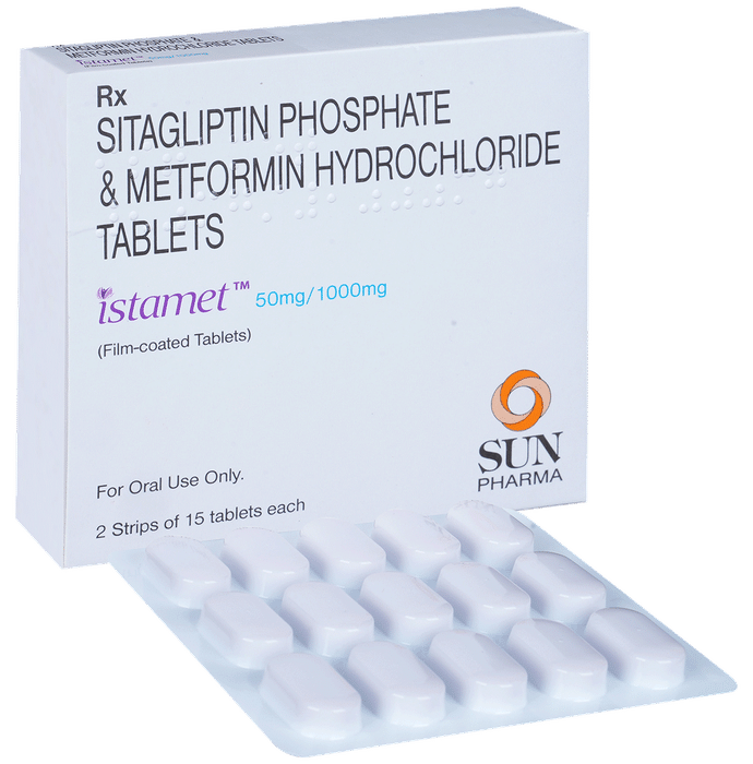 Istamet 50mg/1000mg Tablet