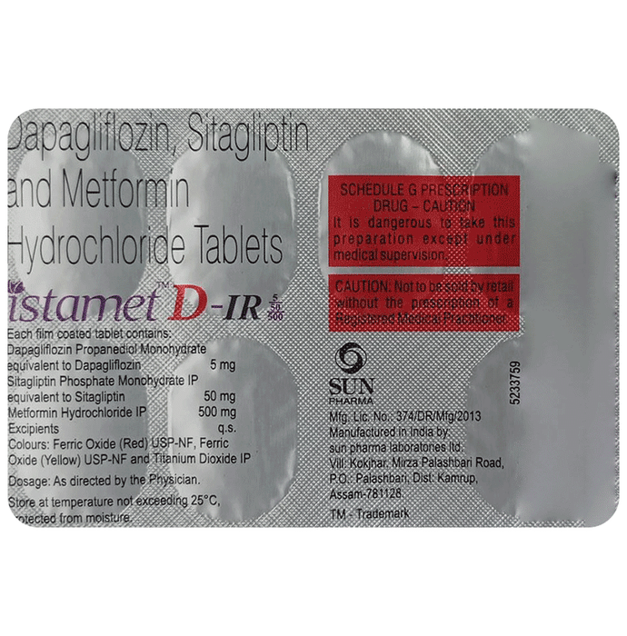 Istamet D-IR 5/50/500 Tablet