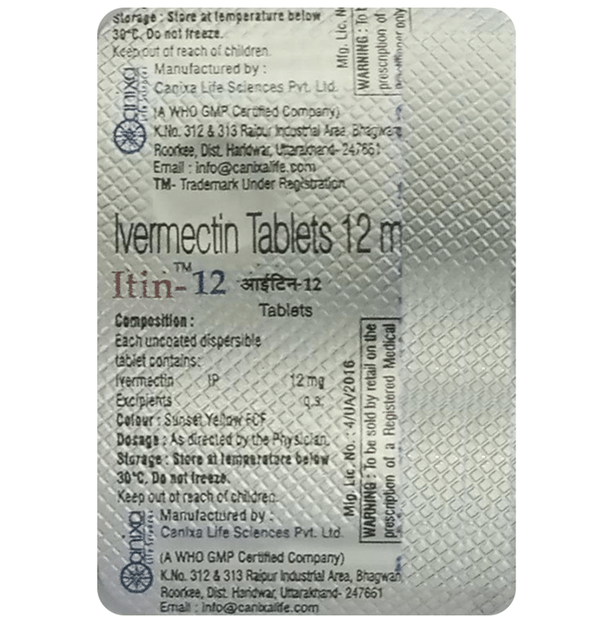 Itin 12 Tablet