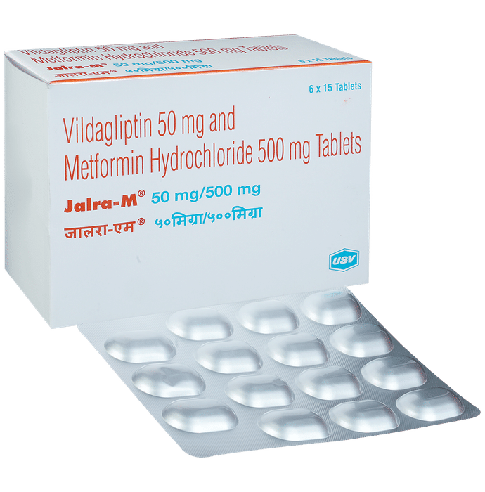 Jalra-M 50mg/500mg Tablet