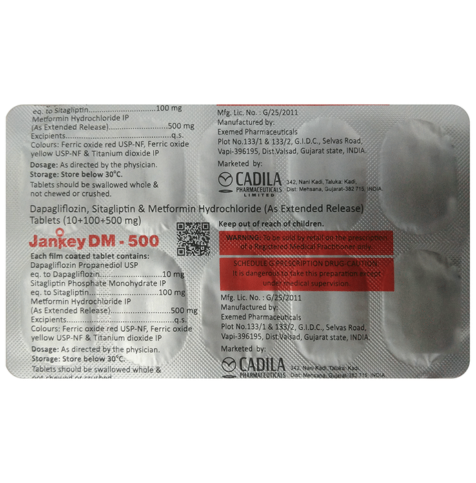Jankey DM 500 Tablet ER