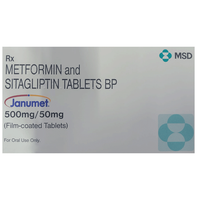 Janumet 50mg/500mg Tablet