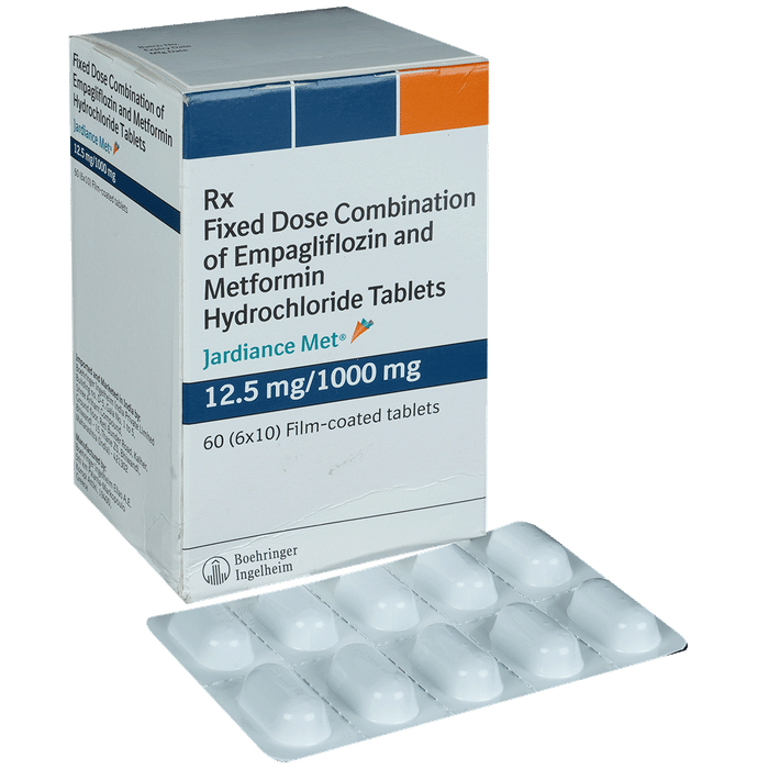 Jardiance Met 12.5mg/1000mg Tablet