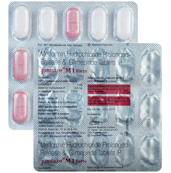Jubiglim M 1 Forte Tablet PR
