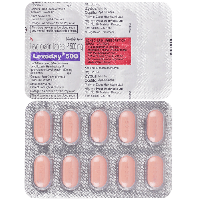 Levoday 500 Tablet
