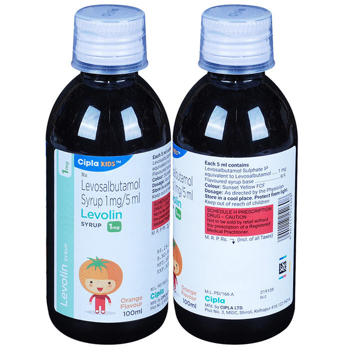 Levolin 1mg Syrup Orange