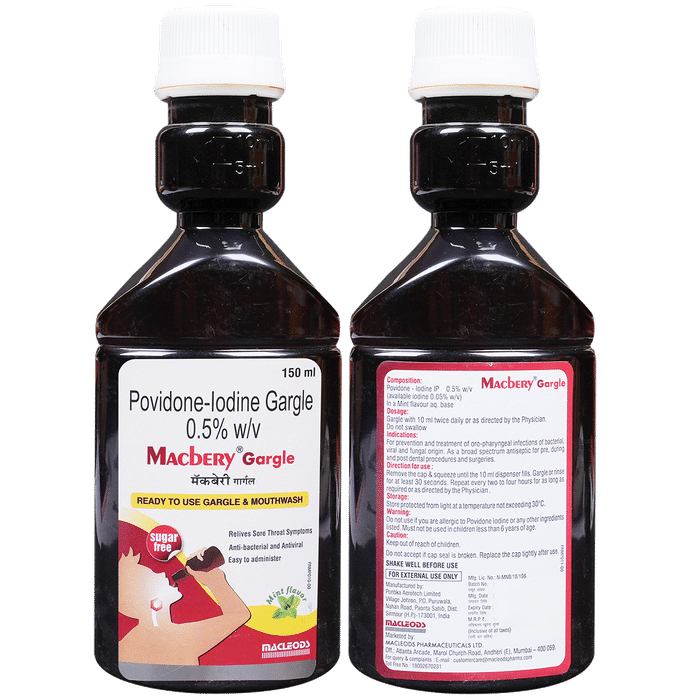 Macbery Gargle Mint Sugar Free