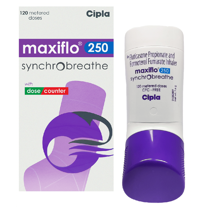 Maxiflo Synchrobreathe 6mcg/250mcg Inhaler